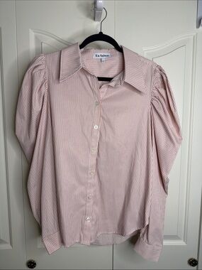 En Saison Puff Shoulder Blouse